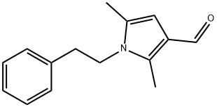 2,5-DIMETHYL-1-PHENETHYL-1H-PYRROLE-3-CARBALDEHYDE Struktur