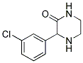 3-(3-CHLORO-PHENYL)-PIPERAZIN-2-ONE Struktur