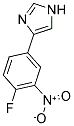 4-(4-FLUORO-3-NITROPHENYL)-1H-IMIDAZOLE Struktur