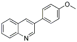 3-(4-METHOXYPHENYL)QUINOLINE Struktur