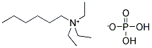 1-HEXYLTRIETHYL-AMMONIUM PHOSPHATE Struktur