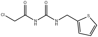 2-CHLORO-N-[[(THIEN-2-YLMETHYL)AMINO]CARBONYL]ACETAMIDE Struktur