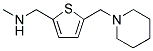 N-METHYL[5-(1-PIPERIDINYLMETHYL)-2-THIENYL]METHANAMINE Struktur