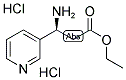 (S)-3-AMINO-3-PYRIDIN-3-YL-PROPIONIC ACID ETHYL ESTER DIHYDROCHLORIDE Struktur