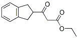 3-INDAN-2-YL-3-OXO-PROPIONIC ACID ETHYL ESTER Struktur