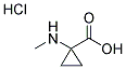 1-METHYLAMINOCYCLOPROPANE-1-CARBOXYLIC ACID HYDROCHLORIDE Structure