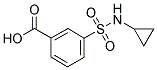 3-[(CYCLOPROPYLAMINO)SULFONYL]BENZOIC ACID Struktur