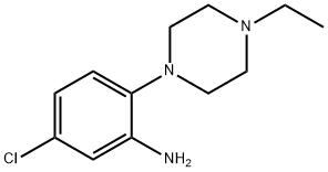 5-CHLORO-2-(4-ETHYLPIPERAZIN-1-YL)ANILINE Struktur