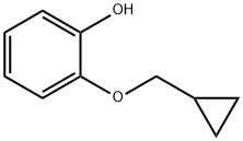 2-CYCLOPROPYLMETHOXY-PHENOL Struktur