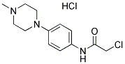 2-CHLORO-N-[4-(4-METHYL-PIPERAZIN-1-YL)-PHENYL]-ACETAMIDE HYDROCHLORIDE Struktur