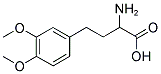 2-AMINO-4-(3,4-DIMETHOXY-PHENYL)-BUTYRIC ACID Struktur