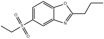 5-(ETHYLSULFONYL)-2-PROPYL-1,3-BENZOXAZOLE Struktur