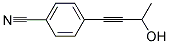 4-(3-HYDROXY-1-BUTYNYL)BENZONITRILE Struktur
