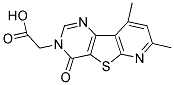 (7,9-DIMETHYL-4-OXOPYRIDO[3',2':4,5]THIENO[3,2-D]PYRIMIDIN-3(4H)-YL)ACETIC ACID Struktur