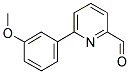 6-(3-METHOXYPHENYL)PYRIDINE-2-CARBALDEHYDE Struktur