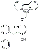 (S)-3-BIPHENYL-2-YL-2-(9H-FLUOREN-9-YLMETHOXYCARBONYLAMINO)-PROPIONIC ACID Struktur