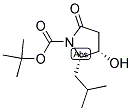 (4S,5S)-N-BOC-5-(2-METHYL-1-PROPYL)-4-HYDROXY-2-PYRROLIDINONE Struktur