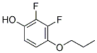 1-HYDROXY-4-PROPYLOXY-2,3-DIFLUOROBENZENE Struktur