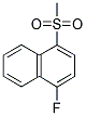 4-FLUORONAPHTHYL METHYL SULFONE Struktur