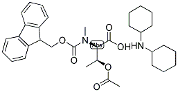 FMOC-D-METHR(AC)-OH DCHA Struktur