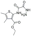 ETHYL 2-[[HYDRAZINO(OXO)ACETYL]AMINO]-4,5-DIMETHYLTHIOPHENE-3-CARBOXYLATE Struktur