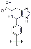 4-(4-TRIFLUOROMETHYL-PHENYL)-4,5,6,7-TETRAHYDRO-3H-IMIDAZO[4,5-C]PYRIDINE-6-CARBOXYLIC ACID Struktur