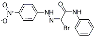 (1E)-2-ANILINO-N-(4-NITROPHENYL)-2-OXOETHANEHYDRAZONOYL BROMIDE Struktur