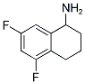 5,7-DIFLUORO-1,2,3,4-TETRAHYDRO-NAPHTHALEN-1-YLAMINE Struktur