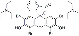 2',4',5',7'-TETRABROMO FLUORESCEIN, BIS(TRIETHYL)AMMONIUM SALT Struktur