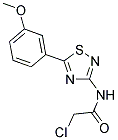 2-CHLORO-N-[5-(3-METHOXYPHENYL)-1,2,4-THIADIAZOL-3-YL]ACETAMIDE Struktur