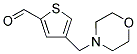 4-(4-MORPHOLINYLMETHYL)-2-THIOPHENECARBALDEHYDE Struktur