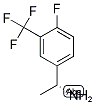 (R)-1-(4-FLUORO-3-(TRIFLUOROMETHYL)PHENYL)ETHANAMINE Struktur