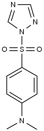 1-(4-DIMETHYLAMINOPHENYLSULFONYL)-1,2,4-TRIAZOLE Struktur