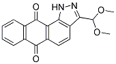 3-(DIMETHOXYMETHYL)-1H-NAPHTHO[2,3-G]INDAZOLE-6,11-DIONE Struktur