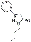 2-BUTYL-5-PHENYL-2,4-DIHYDRO-PYRAZOL-3-ONE Struktur