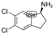 (S)-5,6-DICHLORO-INDAN-1-YLAMINE Struktur