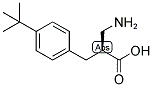 (S)-2-AMINOMETHYL-3-(4-TERT-BUTYL-PHENYL)-PROPIONIC ACID Struktur