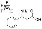 (R)-3-AMINO-3-(2-TRIFLUOROMETHOXY-PHENYL)-PROPIONIC ACID Struktur