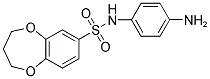 N-(4-AMINOPHENYL)-3,4-DIHYDRO-2H-1,5-BENZODIOXEPINE-7-SULFONAMIDE Struktur