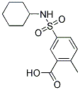 5-[(CYCLOHEXYLAMINO)SULFONYL]-2-METHYLBENZOIC ACID Struktur