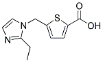 5-[(2-ETHYL-1H-IMIDAZOL-1-YL)METHYL]THIOPHENE-2-CARBOXYLIC ACID Struktur