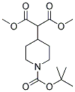 2-(1-TERT-BUTOXYCARBONYL-PIPERIDIN-4-YL)-MALONIC ACID DIMETHYL ESTER Struktur