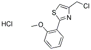 4-(CHLOROMETHYL)-2-(2-METHOXYPHENYL)-1,3-THIAZOLE HYDROCHLORIDE Struktur