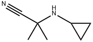 2-(CYCLOPROPYLAMINO)-2-METHYLPROPANENITRILE Struktur