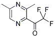 1-(3,5-DIMETHYL-PYRAZIN-2-YL)-2,2,2-TRIFLUORO-ETHANONE Struktur