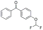 [4-(DIFLUOROMETHOXY)PHENYL](PHENYL)METHANONE Struktur