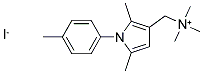 [2,5-DIMETHYL-1-(4-METHYLPHENYL)-1H-PYRROL-3-YL]-N,N,N-TRIMETHYLMETHANAMINIUM IODIDE Struktur