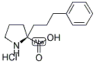 (R)-ALPHA-(3-PHENYL-PROPYL)-PROLINE-HCL Struktur