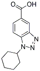 1-CYCLOHEXYL-1H-BENZOTRIAZOLE-5-CARBOXYLIC ACID Struktur