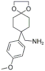 1-[8-(4-METHOXYPHENYL)-1,4-DIOXASPIRO[4.5]DEC-8-YL]METHANAMINE Struktur